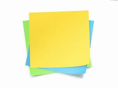Sticky Blank Note Notes Clipart Computer Paper