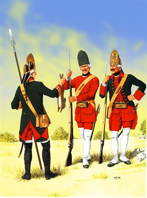 Russian Line Grenadiers Seven Years War Frederick The Great Seven