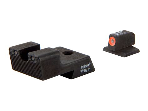 Trijicon Hd Night Sight Set 1911 Novak Cut Steel Matte 3 Dot Tritium