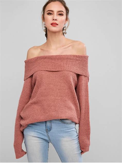 Tips To Style Off Shoulder Pink Sweater Bnsds Fashion World