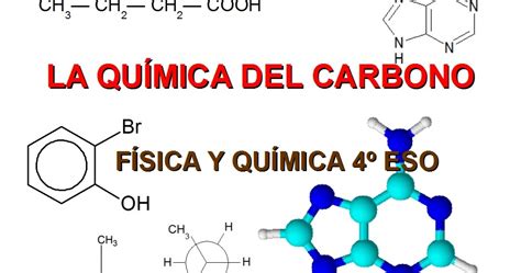 Pobre CaimÁn La QuÍmica Del Carbono Tema 3 FÍsica Y QuÍmica 4º Eso