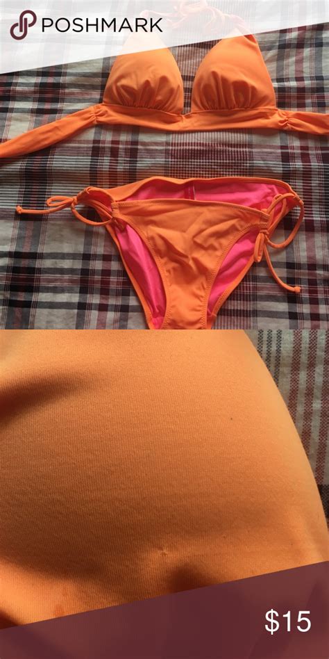 Victoria S Secret Bathing Suit Bathing Suits Orange Bikini Suits