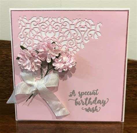 Pretty Pink Birthday Card F Dselsdagskort