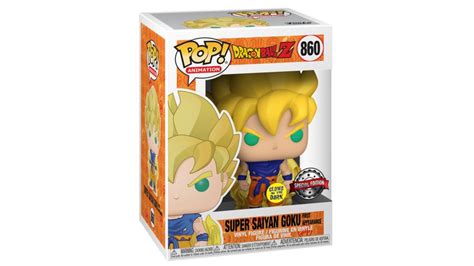 Figure stands 3 3/4 inches and. Funko - POP! - Dragon Ball Z - Super Saiyan Goku First Appearance Glow in the Dark Special ...