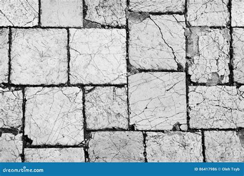 Cracked Pavement Textures Grunge Retro Stock Photo Image Of Cement