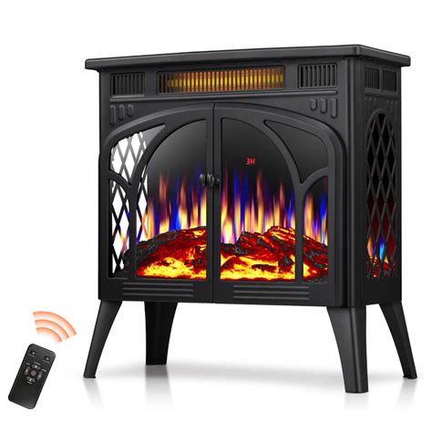 Rwflame Electric Fireplace Heater 25 With Remote Control Cathedral