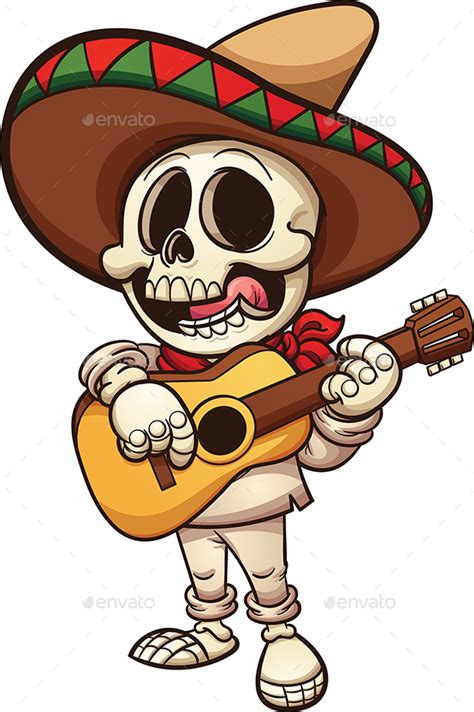 Mexican Skeleton By Memoangeles Graphicriver