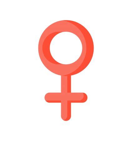 Un sex-symbole. Symbole de genre féminin. Symbole abstrait féminin ...