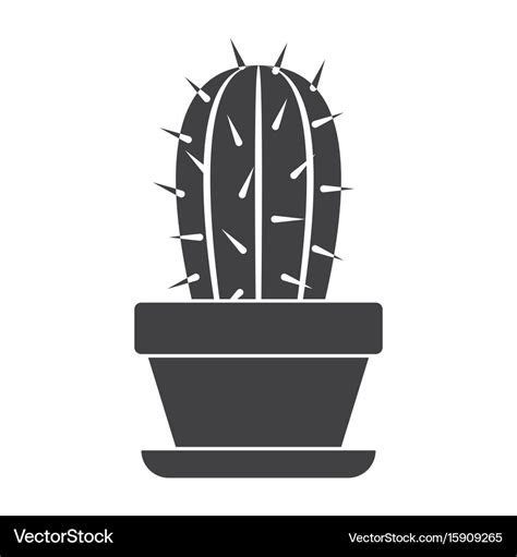 Cactus Icon Royalty Free Vector Image Vectorstock