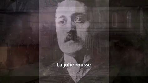 La Jolie Rousse Guillaume Apollinaire Lu Par Yvon Jean Youtube