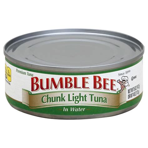 Bumble bee merged with the canadian company connors brothers limited and was renamed bumble bee foods, llc. Bumble Bee Chunk Light Tuna in Water 5 oz | Starfish Market