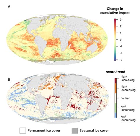 Un Mapa Del Impacto Humano En Los Océanos Portal Paula