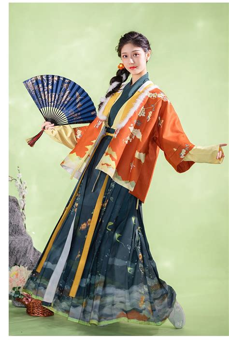Ming Dynasty Traditional Chinese Clothing Hanfu Suit Female Fashion Hanfu