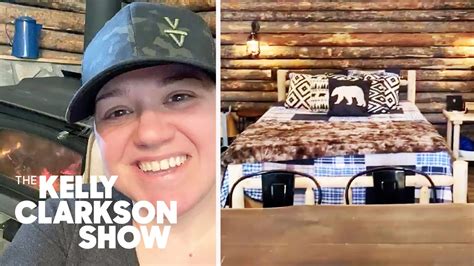 Kelly Clarksons Montana Cabin Tour Digital Exclusive Youtube