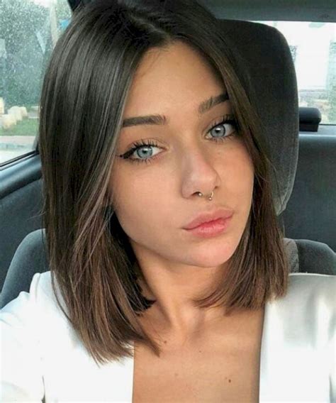 55 maximal brunette bob haircut for modern women with images hair lengths hair styles