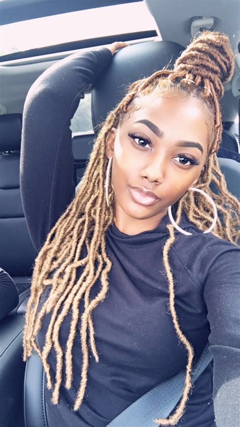 Blonde Crochet Faux Locs Faux Locs Hairstyles Locs Hairstyles
