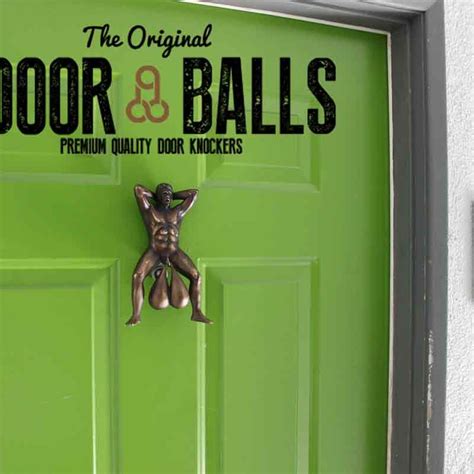 Doorballs Door Knockers Funny Gag T For House Warming Or Party
