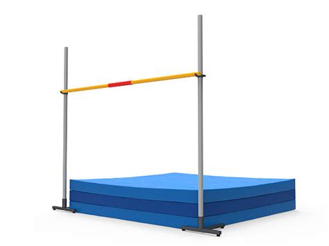 High Jump Bar Track Star Sets The Bar Higher And Higher The College