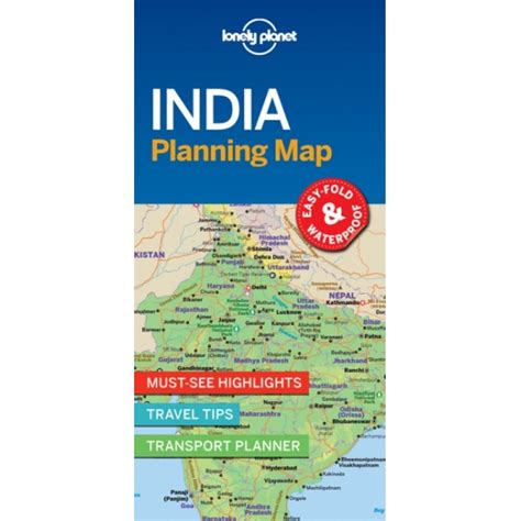 This convenient tool helps you plan ahead for a smooth journey. CARTE ROURIÈRE: INDIA PLANNING MAP - LONELY PLANET - Nos ...
