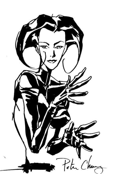 Aeon Flux Sketch By Peter Chung R Aeonflux