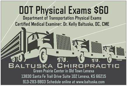 Medical cards that drivers were required to. DOT Exam & Medical Card $60 at Baltuska Chiropractic in Lenexa, KS - Dr. Kelly Baltuska | Lenexa ...