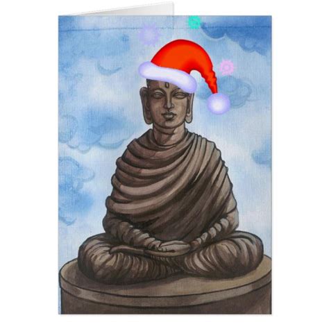 Christmas Buddha Card