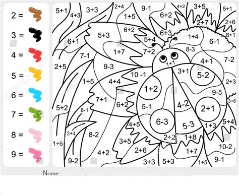 2 Digit Addition And Subtraction Coloring Worksheets Here You Can Find