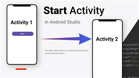 How To Start Activity In Android Studio Using Intent Youtube
