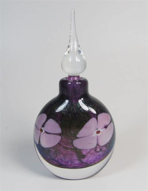 Vandermark Hand Crafted Amethyst Perfume Bottle Perfume Bottle Art