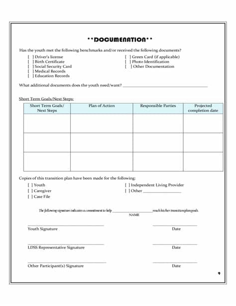 Youth Transitional Plan - Maryland Free Download