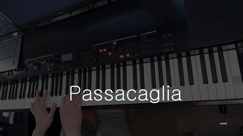 Passacaglia Piano파사칼리아 피아노 Youtube