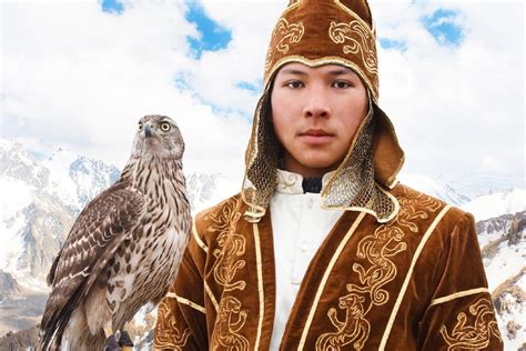 kazakhstan people asian kazakhstan traditional fashion kazakhstan people