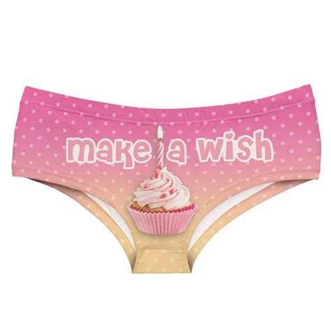 Women Girl Ladies 3d Printing Ear Panties Buy Ear Underpanties3d