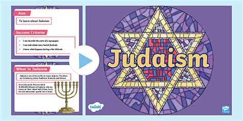 Inter Faith Week Judaism Religion Powerpoint Twinkl