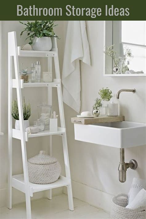 Bathroom Ladder Shelf Ideas Everything Bathroom