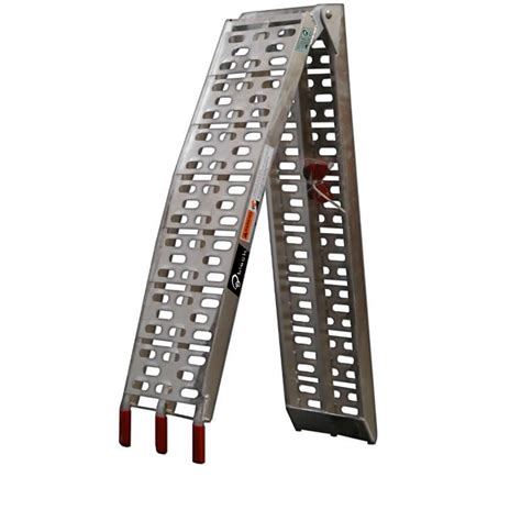 Black Aluminium Folding Motorcycle Loading Ramp Ramps And Stands