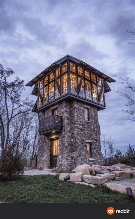 Watchtower Converted Into Home Architecture Modern House Design