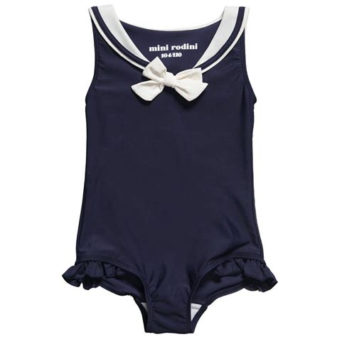 Girls Navy Blue Swimsuit Girl Childrensalon Sailor Swimsuits