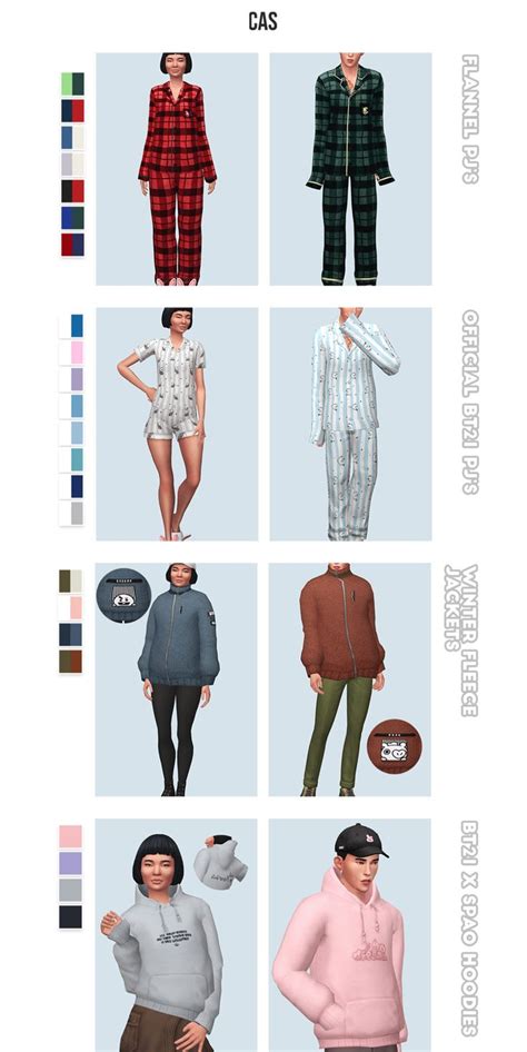 Bt21 Collection Two Collab By Nucrests X Simkoos Sims 4 Sims 4