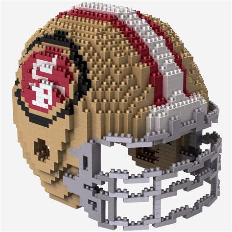 San Francisco 49ers Puzzle 3d Brxlz Helmet Design San Francisco 49ers