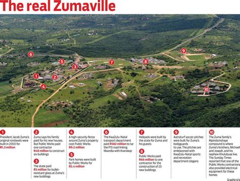 The da believes the president still owes the taxman a whole lotta nkandla moolah in fringe tax benefits. Nkandla from the air: New high res photos released - htxt ...