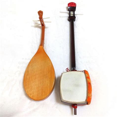 Japanese Musical Instrument 13 String Koto Shamisen Biwa Antique Ebay