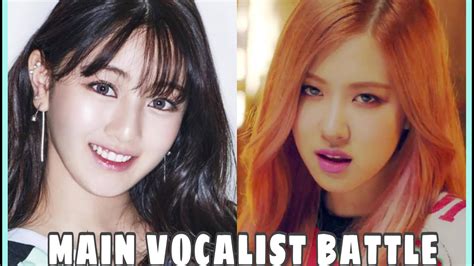 Vocal Battle Blackpink Rose Vs Twice Jihyo Youtube