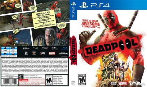 Deadpool Dvd Cover 2015 Xbox One Usa