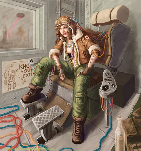 Dieselpunk Mech Pilot By Gameofdolls On Deviantart