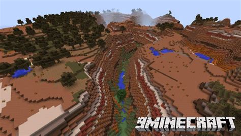 Mesa Plateau Ravine Seed 1710 Minecraft 1143