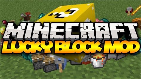 Minecraft Lucky Blocks Tons Of Random Items Mod Showcase Youtube