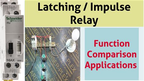 Latching Relay Impulse Relay Latching Relay Basics And Working