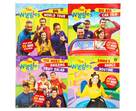 The Wiggles Mini Sticker 4 Book Set Au