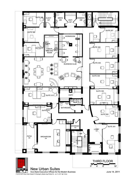 Modern Office Floor Plan Floorplansclick